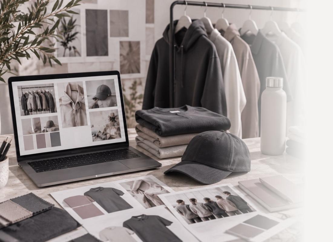 Corporate Fashion und einheitliche Teamwear mit abgestimmten Farben, Kleidungsstücken und Corporate Design