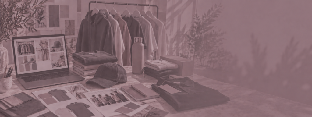 Moodboard mit Farbpalette, Typografie und Markenelementen für Corporate Design